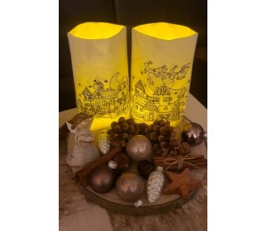 Stickdatei ITH - Lichtbeutel Weihnachtsabend